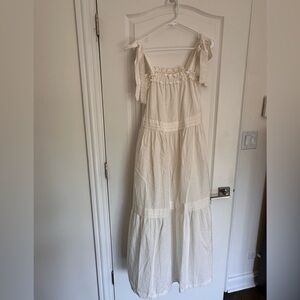 Cleobella white maxi dress